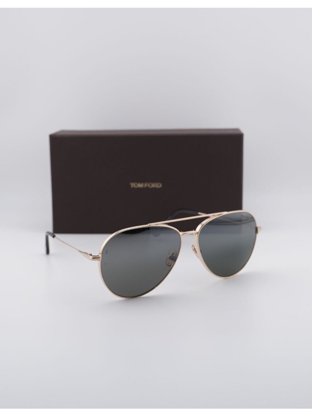 Tom Ford Dashel-02 FT0996 28A Aviator Sunglasses - Gold / Smoke